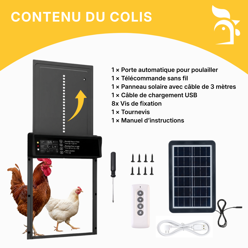 Porte Automatique Solaire - Hateik Ultra